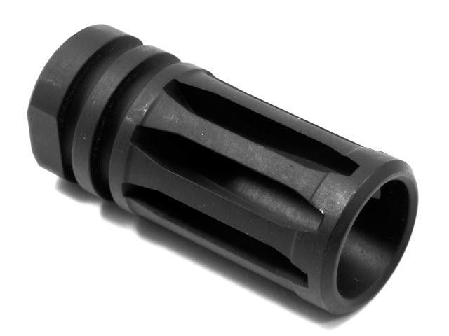 BCM A2X A2 Flash Hider Black Phosphate 4150 Steel with 1/2"-28 tpi Threads for 5.56x45mm NATO M4 Platform & M16 Platform