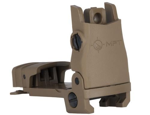 Mission First Tactical MFT Flip Up Rear Sight - SDE