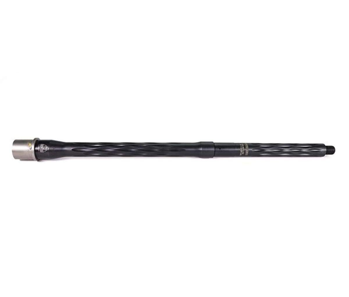 Faxon Firearms Faxon Firearms Match Series 16" FLAME Fluted .223 Wylde Mid-Length 416-R Stainless Nitride / Melonite 5R Nickel Teflon Extension Barrel 1:8 Twist