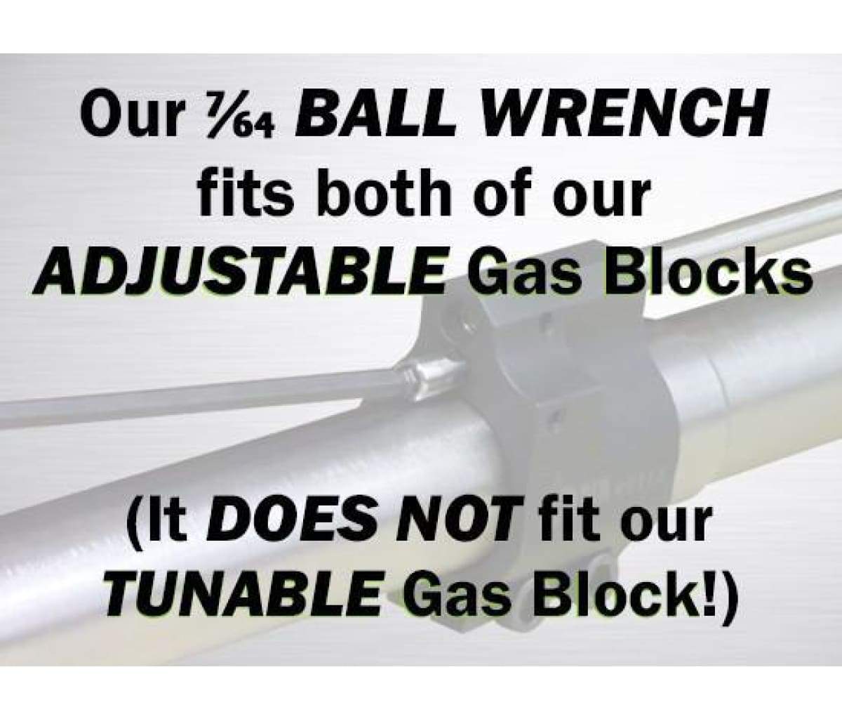 ODIN Works Adjustable Gas Block 7/64" Ball Wrench