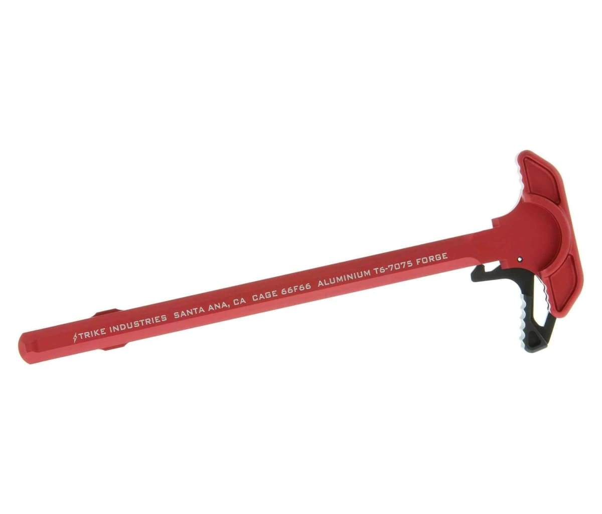 Strike Industries Extended Latch Charging Handle - Red