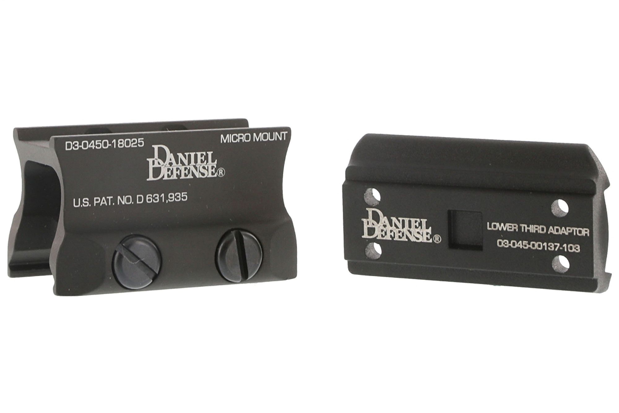 トイガン Daniel Defense Aimpoint Micro Mount Daniel Defense Mount for Aimpoint Micro - Lower Third + Free