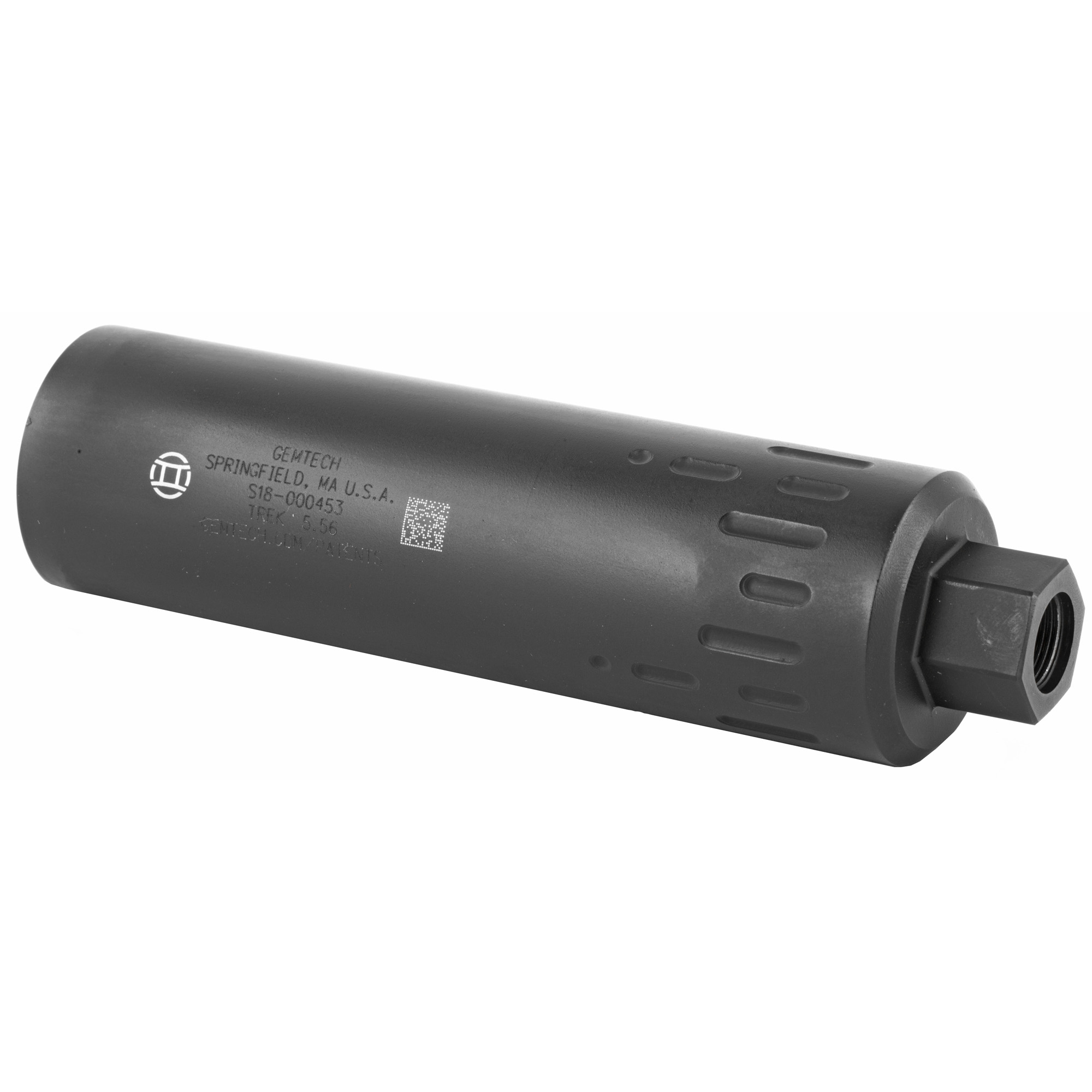 Gemtech TREK-II 5.56 Direct Thread Rifle Suppressor - 1/2x28
