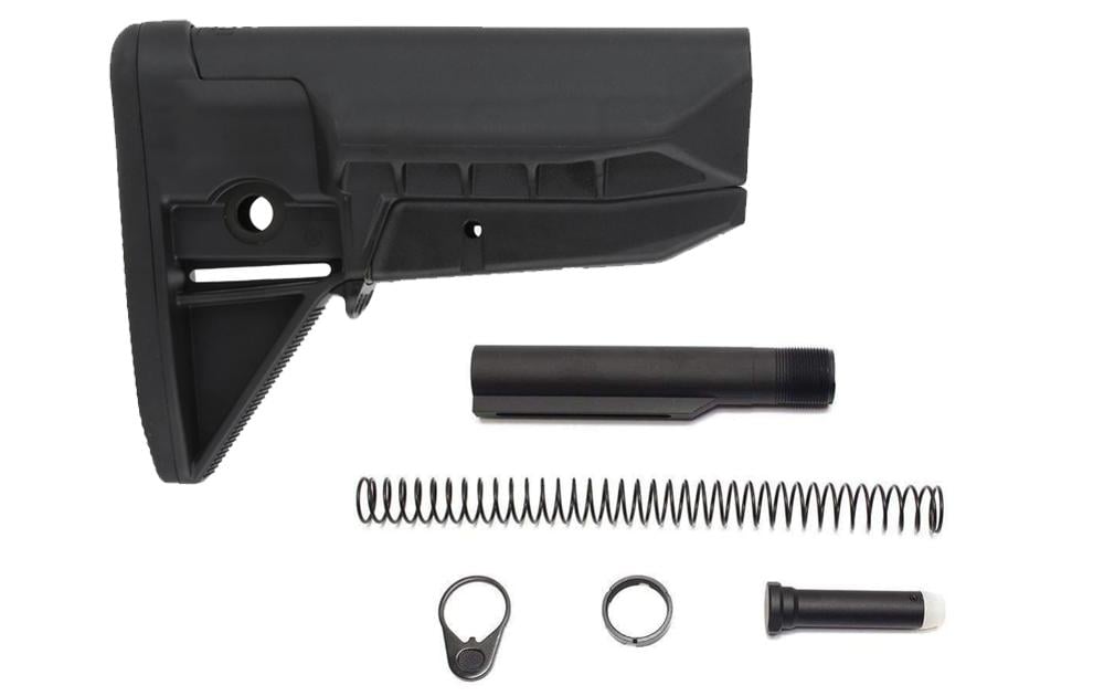 BCMGUNFIGHTER MOD 0 SOPMOD Stock &amp; Buffer Kit - Black