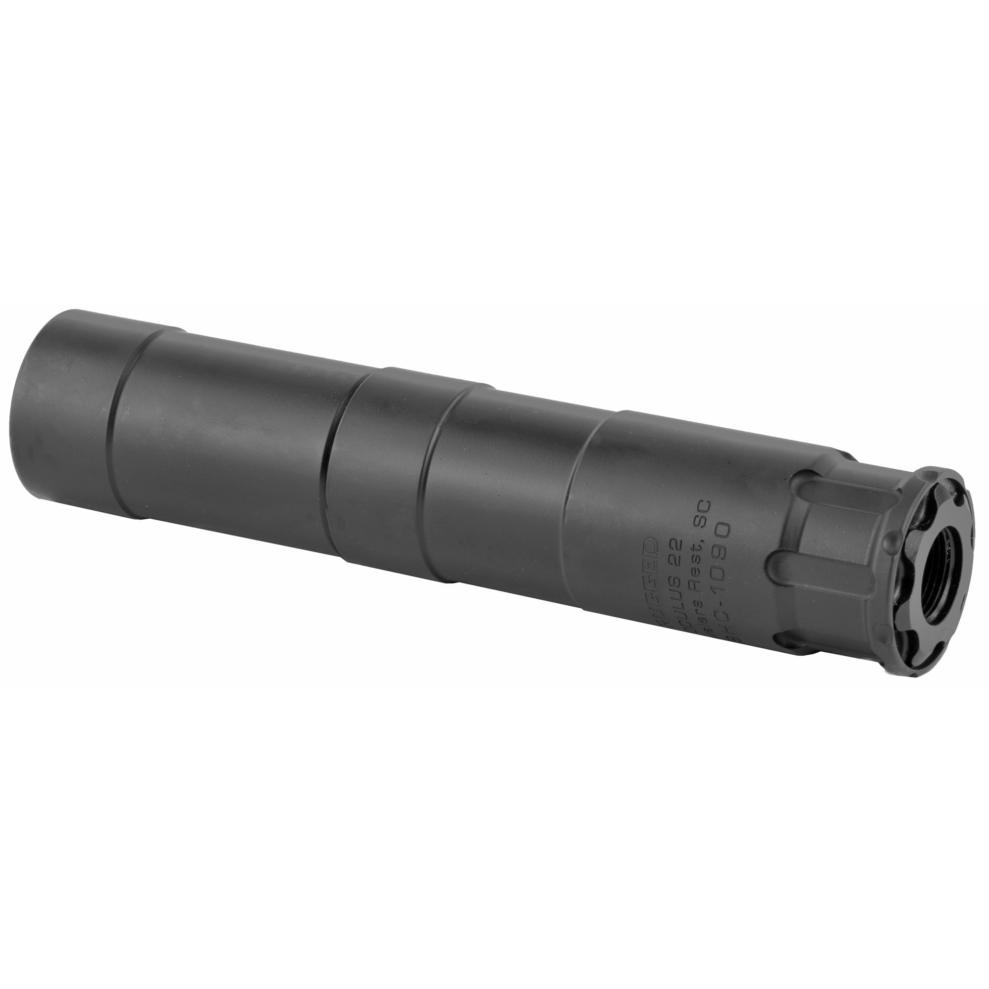 Rugged Oculus 22 22LR Rimfire Suppressor - Black Cerokote Finish