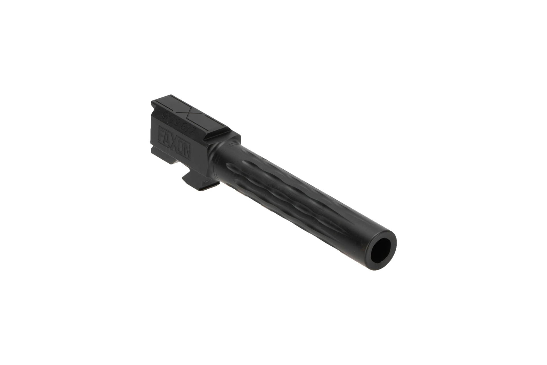 Faxon Firearms FAXON Firearms Flame Fluted for Glock 17 Match Barrel - Non-Threaded - Nitride 1:10 Twist