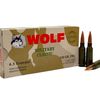 Wolf 6.5 Grendel 100gr FMJ Steel-Cased Rifle Ammo – 20 round box