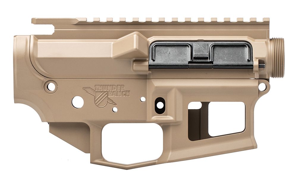 Aero Precision M4E1 Threaded Assembled Receiver Set, Special Edition: Thunder Ranch - FDE Cerakote