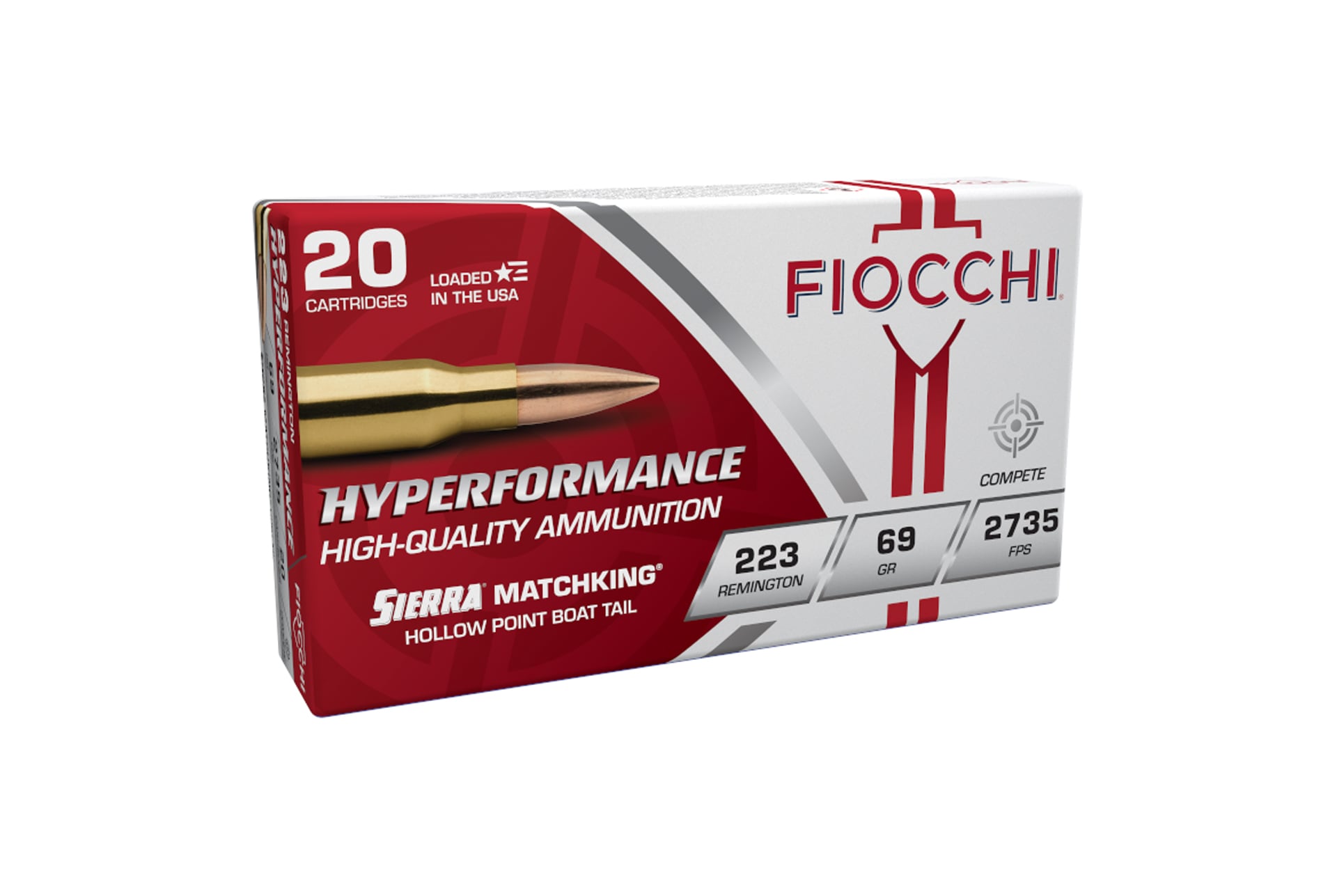 Fiocchi .223 Remington 69gr MATCHKING – 20rd