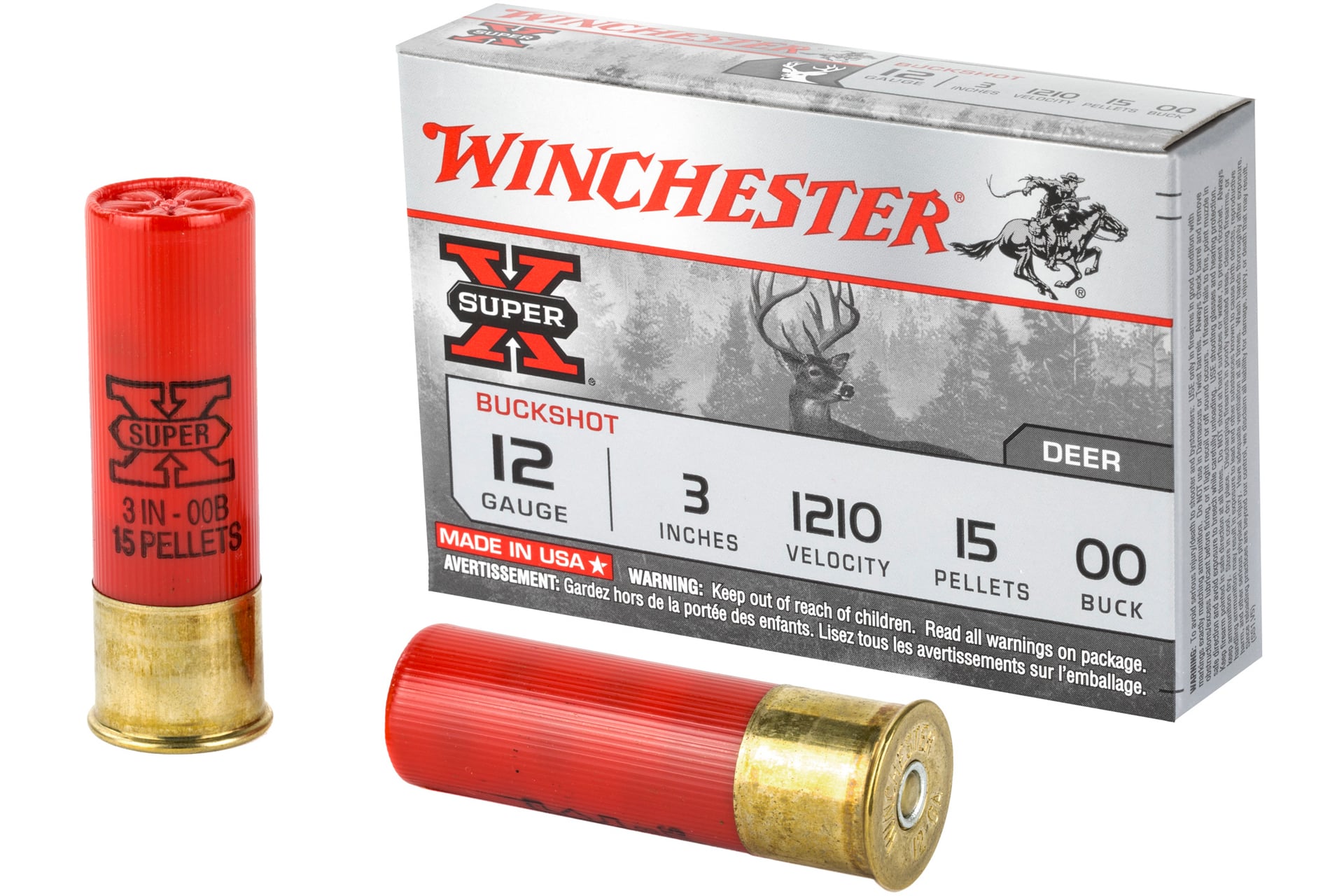 Winchester 12 Gauge 00 BUCK – 5rd