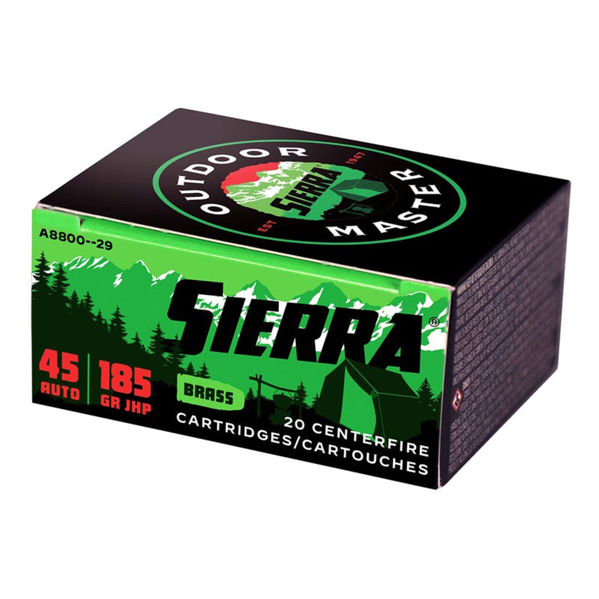sierra .45 ACP 185gr – 20rd