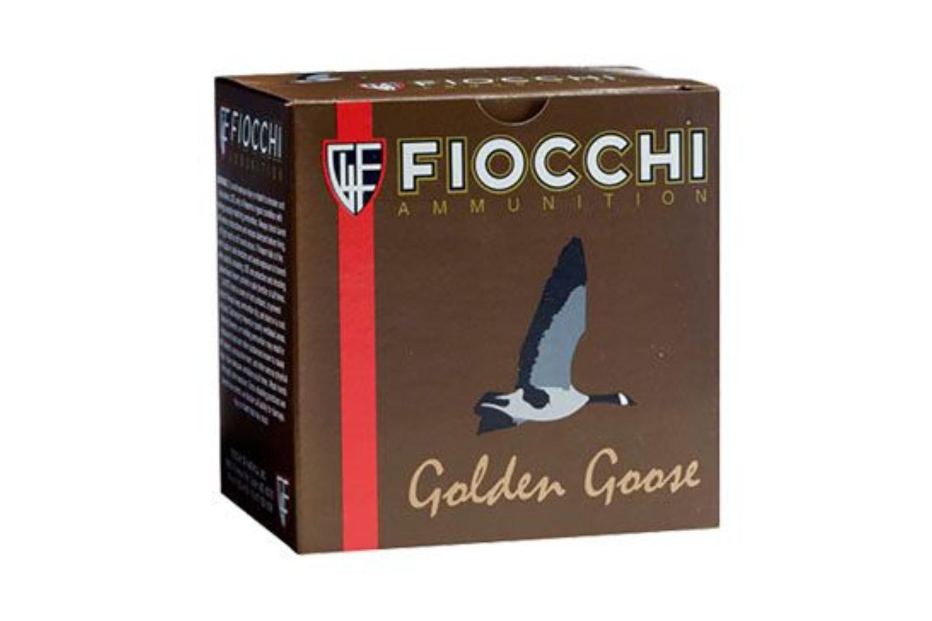 Fiocchi 1235GG2 Golden Goose Steel 12 Gauge 3.5" 1 5/8 oz 2 Shot Shotgun Ammo - 25 Rounds