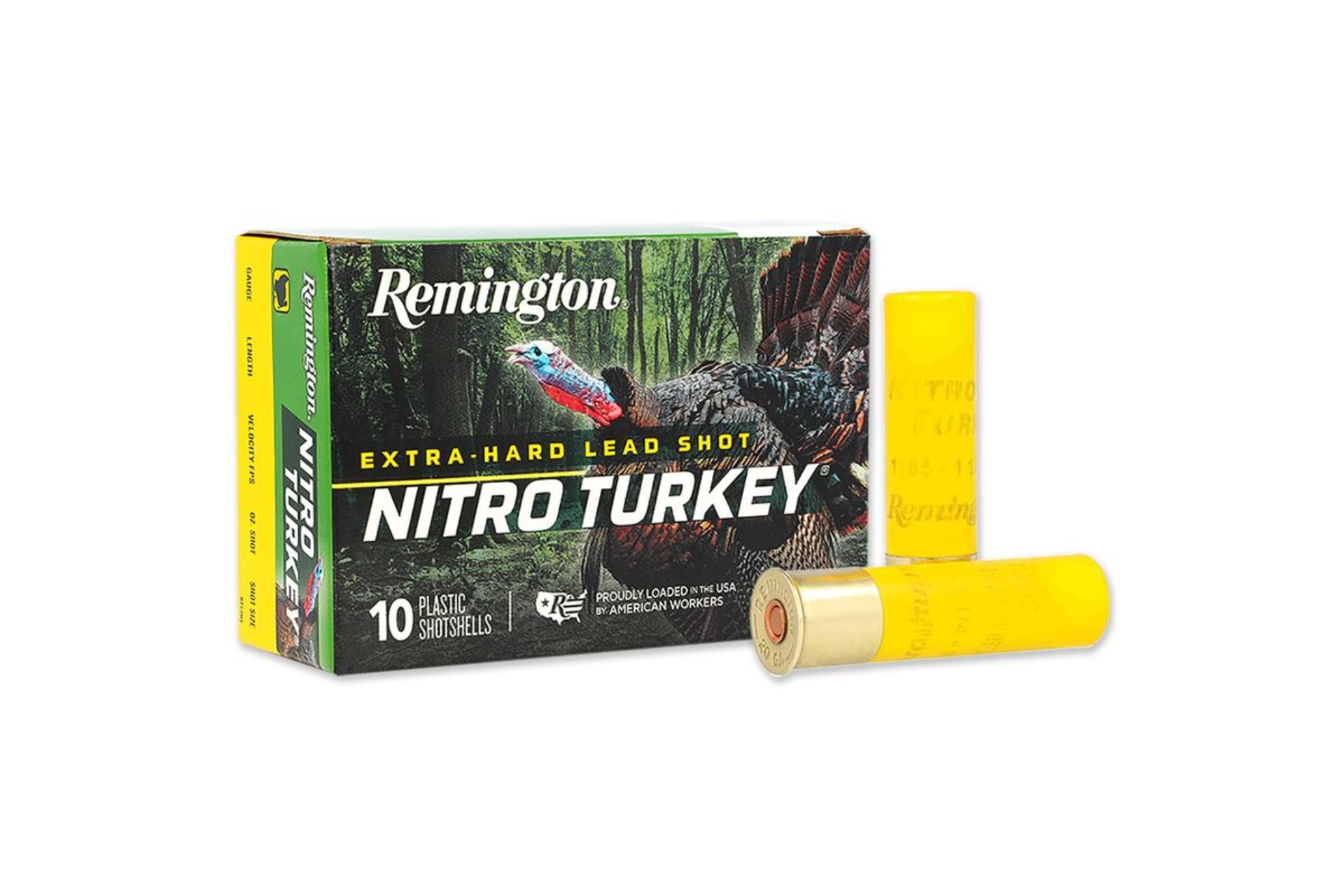 Remington Ammunition 26730 Nitro Turkey 20 Gauge 3" 1 1/4 oz 5 Shot Shotgun Ammo - 10 Rounds
