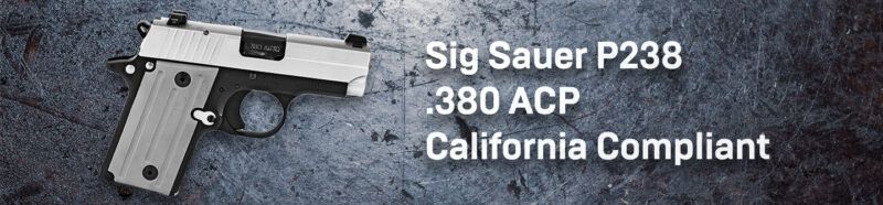 Sig Sauer P238 CA Compliant SG238-380-TSS2-CA