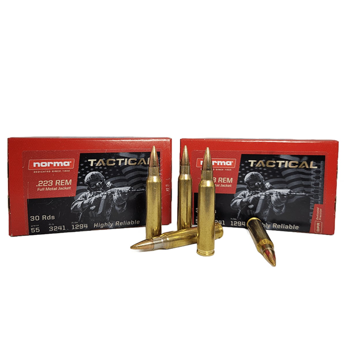 Norma .223 Remington 55gr FMJ – 30rd