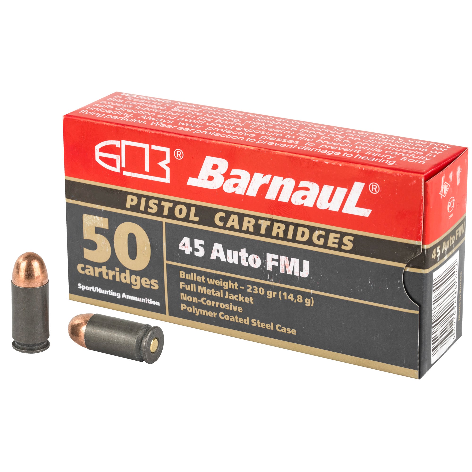 .45 ACP 230gr Steel – 50rd