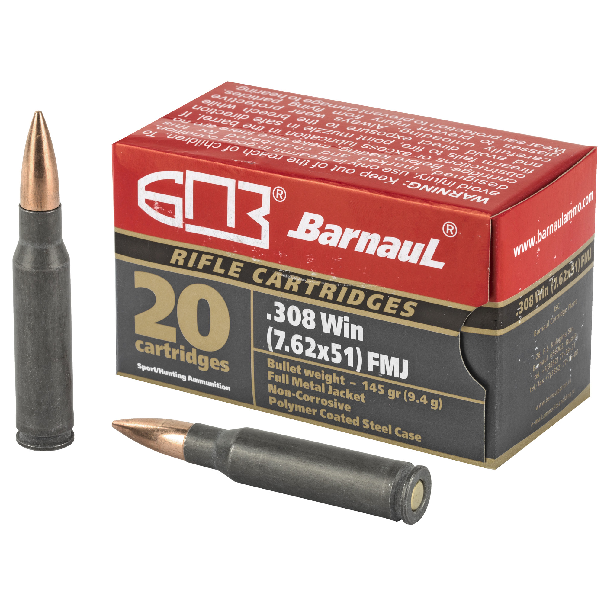 Winchester .308 Winchester 145gr Steel – 20rd