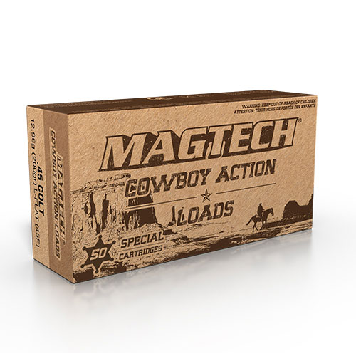 Magtech Magtech 45F Cowboy Action 45 Colt (LC) 200 gr Lead Flat Nose (LFN) Handgun Ammo - 50 Rounds