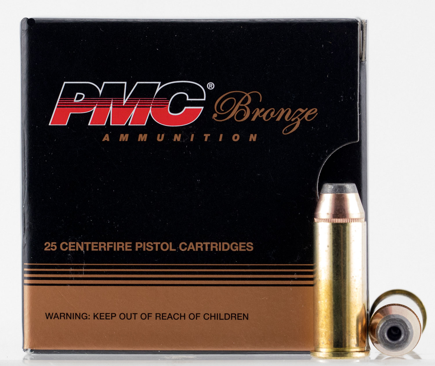PMC PMC 44SB Bronze 44 S&W Spl 180 gr Jacketed Hollow Point (JHP) Handgun Ammo - 25 Rounds