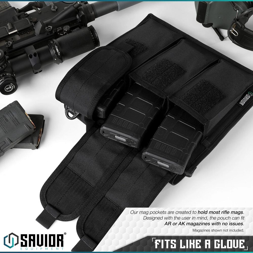savior-equipment-rifle-caliber-magazine-holder-fit-up-to-6-12-mag-velcro-closure-single-shoulder-sling-black-2