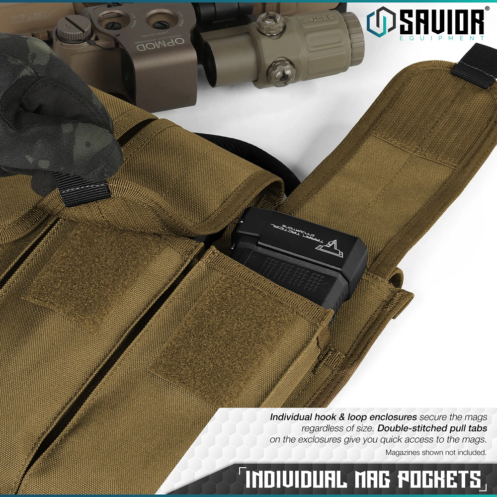 savior-equipment-rifle-caliber-magazine-holder-fit-up-to-6-12-mag-velcro-closure-single-shoulder-sling-tan-3