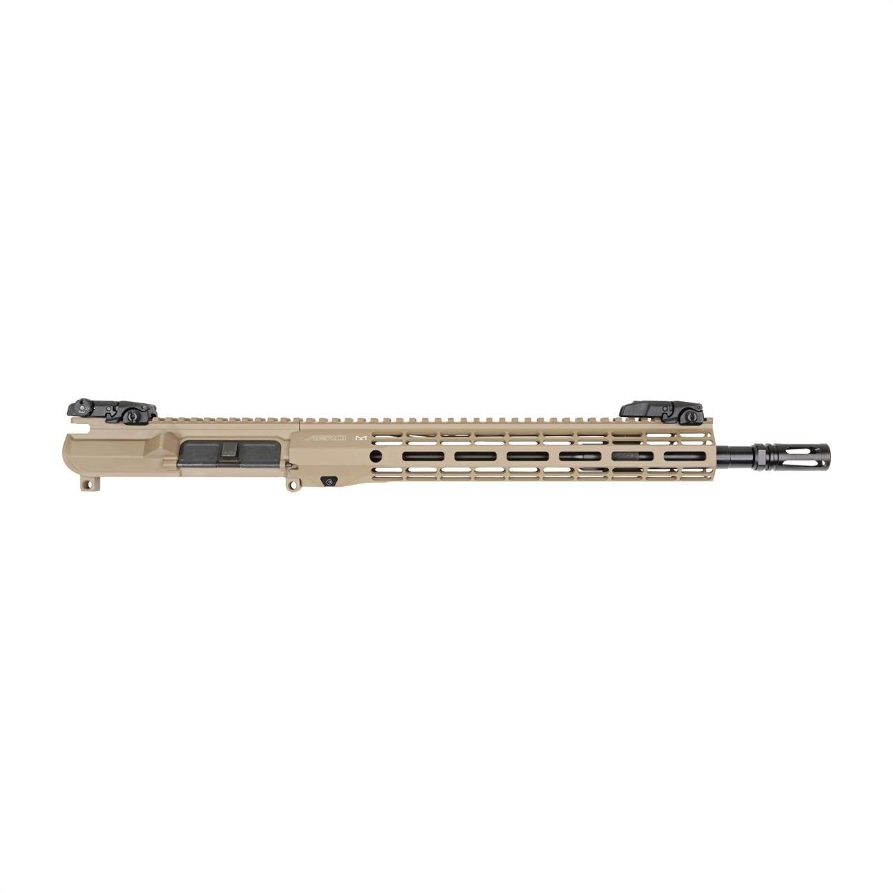Aero Precision M4E1-T Complete Upper Thunder Ranch 14.5" 5.56 Mid 12" ATLAS R-ONE HG w/Pinned VG6 Delta - FDE Cerakote