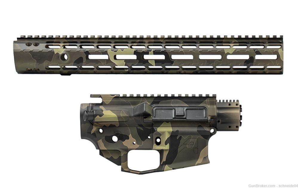 Aero Precision M4E1 Builder Set w/ 15″ Enhanced M-LOK Handguard – MTC Dark Camo