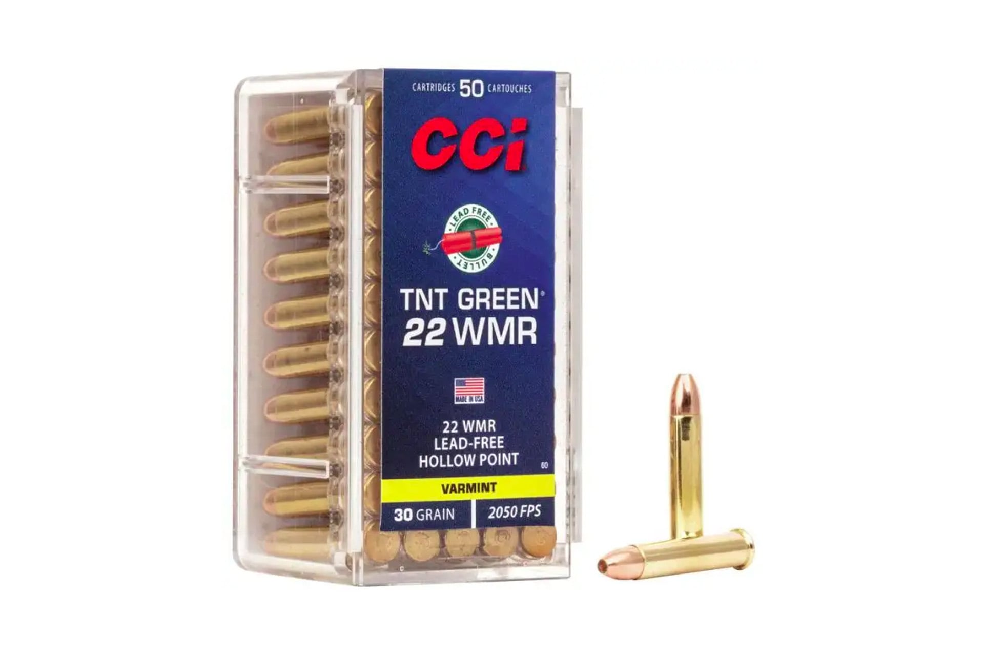 Cci .22 WMR 30gr HP Brass – 50rd