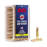 CCI .22 WMR 30gr TNT Green HP Ammo – 50 rounds