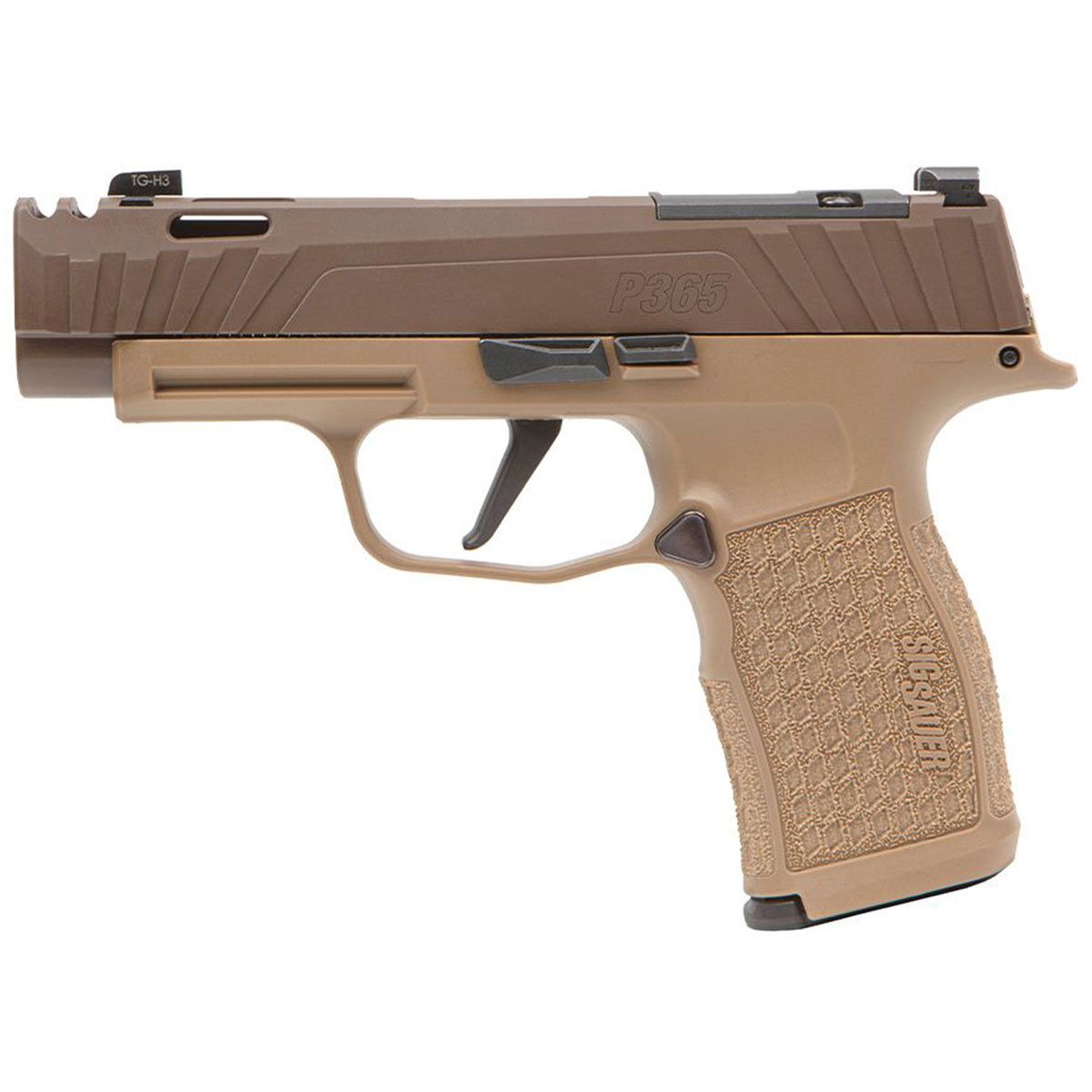 SIG Sauer P365XL Spectre Comp 3.1” 9mm 17rd Compact Semi-Auto Pistol - FDE