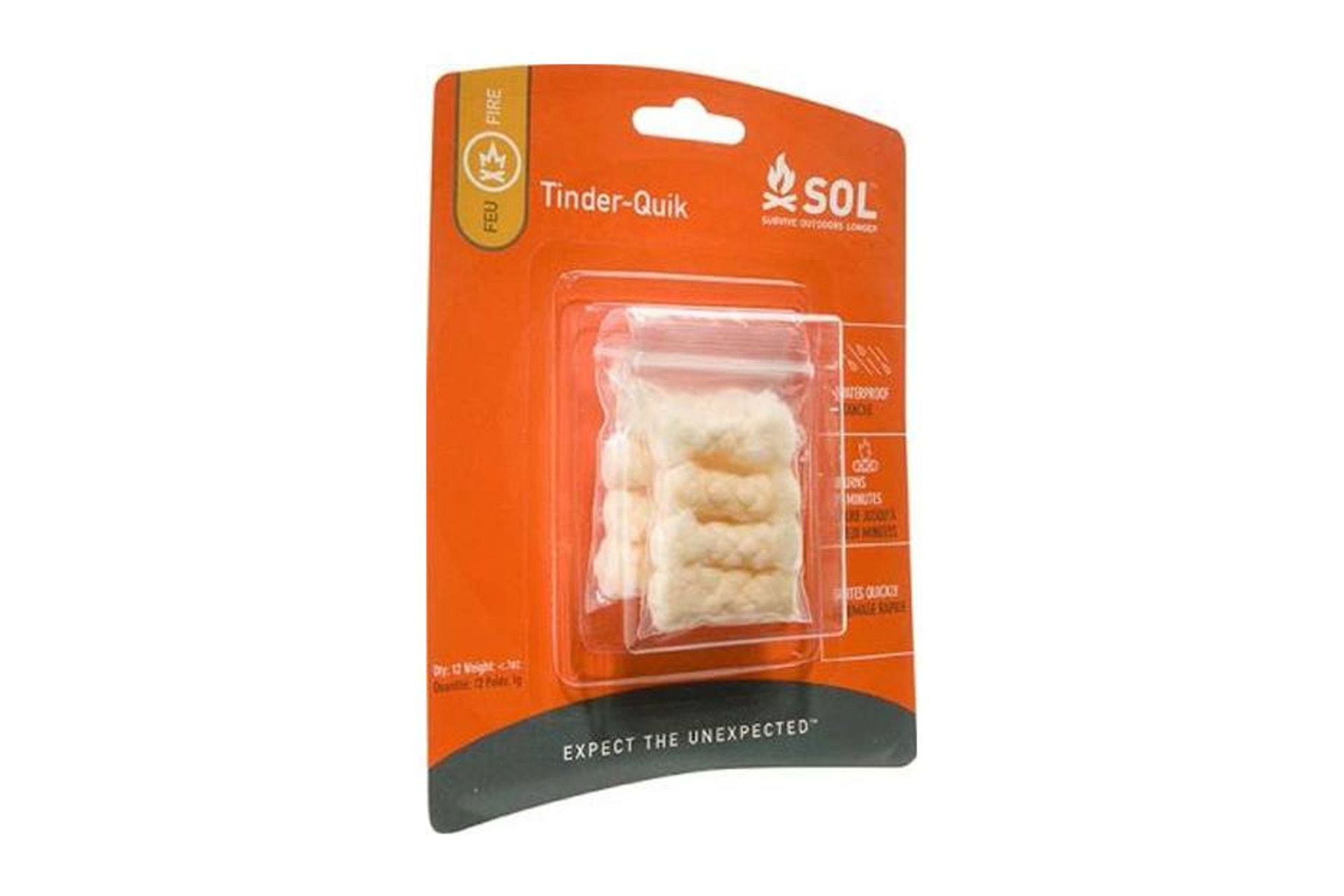 Survive Outdoors Longer 0140-0006 SOL Tinder Quik 12-Pack