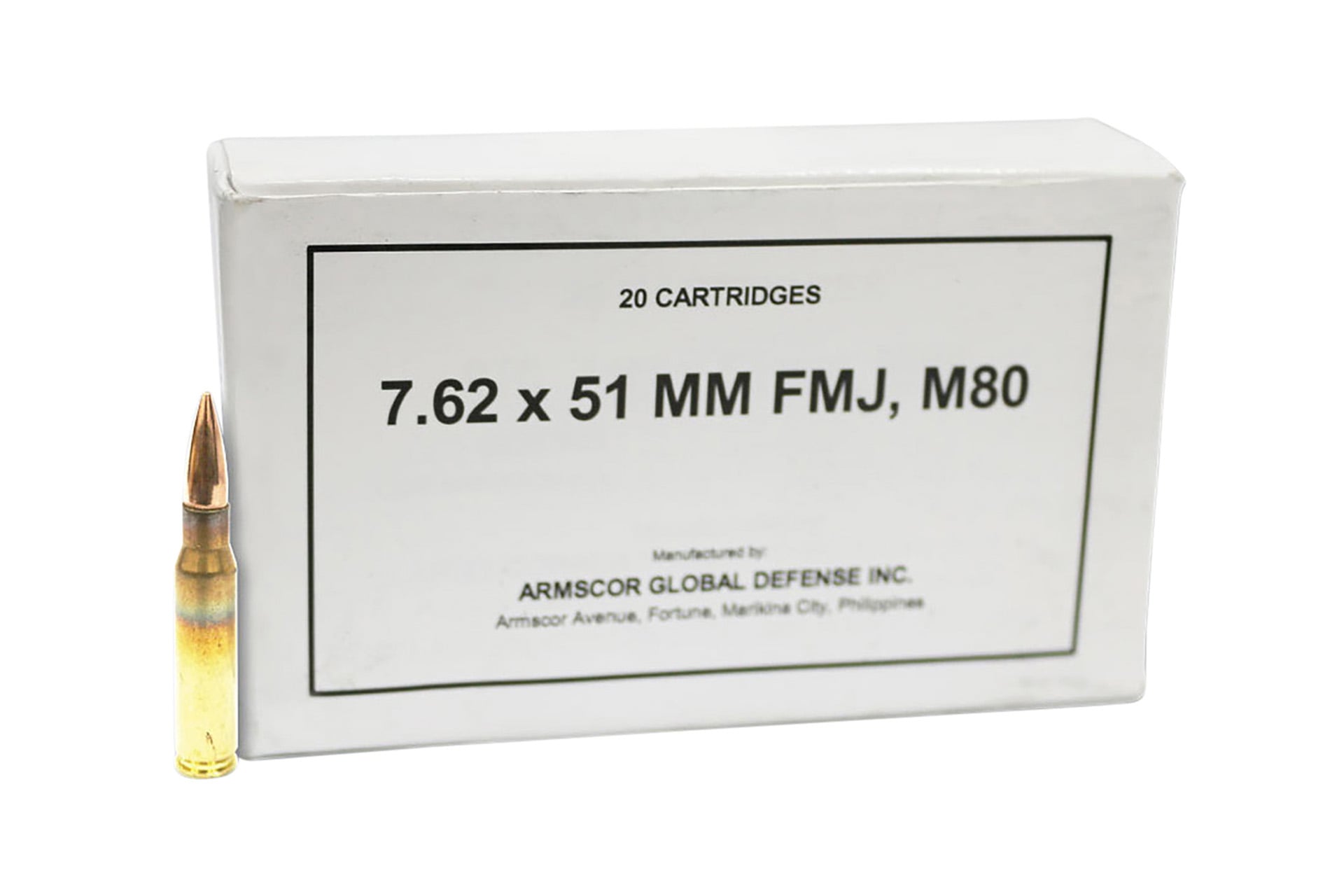 Armscor .308 Winchester 147gr FMJ – 500rd