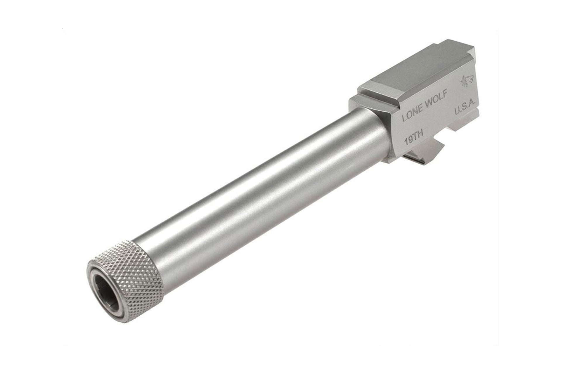 Lone Wolf Lone Wolf LWD M/19 Threaded 9MM Barrel for Glock 19 - Stainless 1:10 Twist