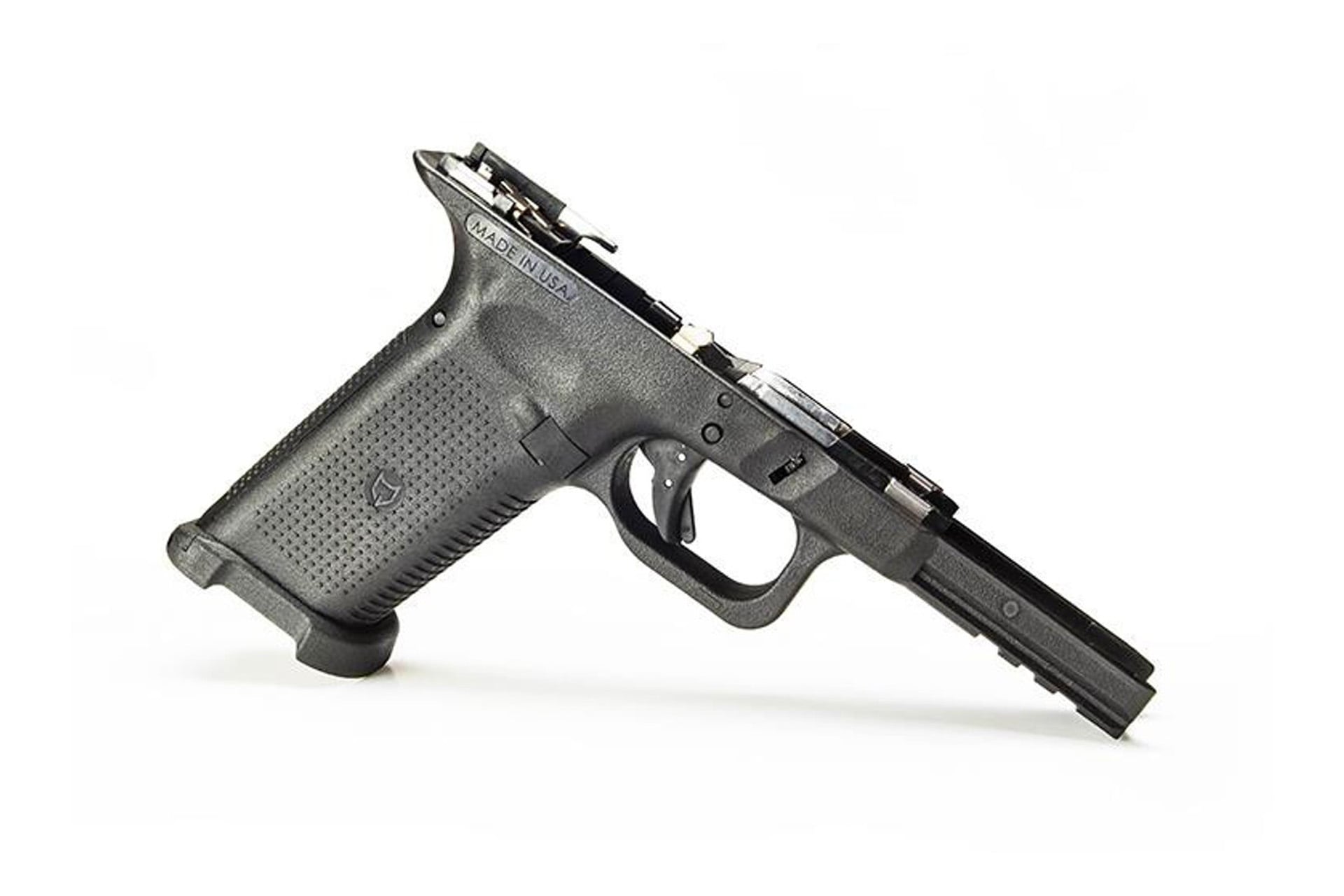 Lone Wolf Lone Wolf Arms TWF Full/Full Textured Assembled Frame For Glock 17 Gen 3 & 4