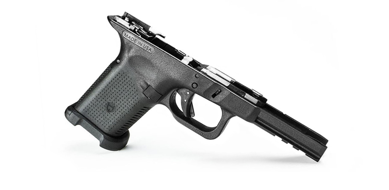 Lone Wolf Arms TWF Full/Compact Textured Assembled Frame For Glock 17 Gen 3 & 4