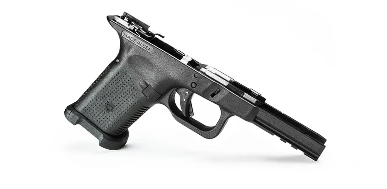 Lone Wolf Arms TWF Full/Compact Textured Assembled Frame For Glock 17 Gen 3 & 4