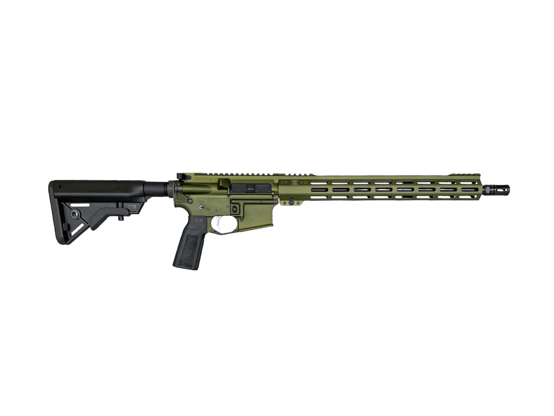 Dirty Bird Industries Dirty Bird 16" 5.56 Midlength M-LOK NCE Enhanced Recce Rifle - OD Green Anodized