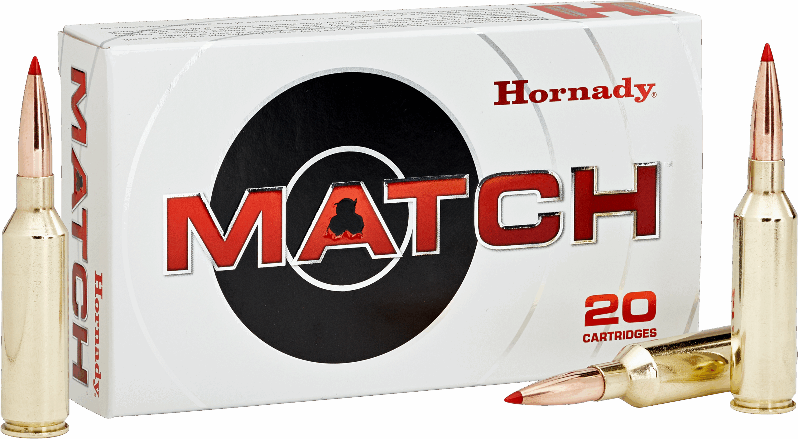Hornady 82180 Match 300 Win Mag 195 gr 2930 fps Extremely Low Drag-Match (ELD-M) Rifle Ammo - 20 Rounds