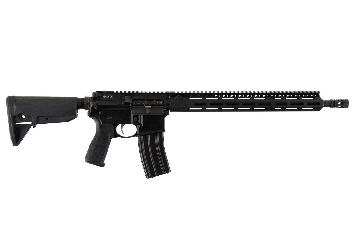 BCM 750750 MCMR RECCE-16 16" 5.56 NATO 30Rd Semi-Auto Rifle - Black