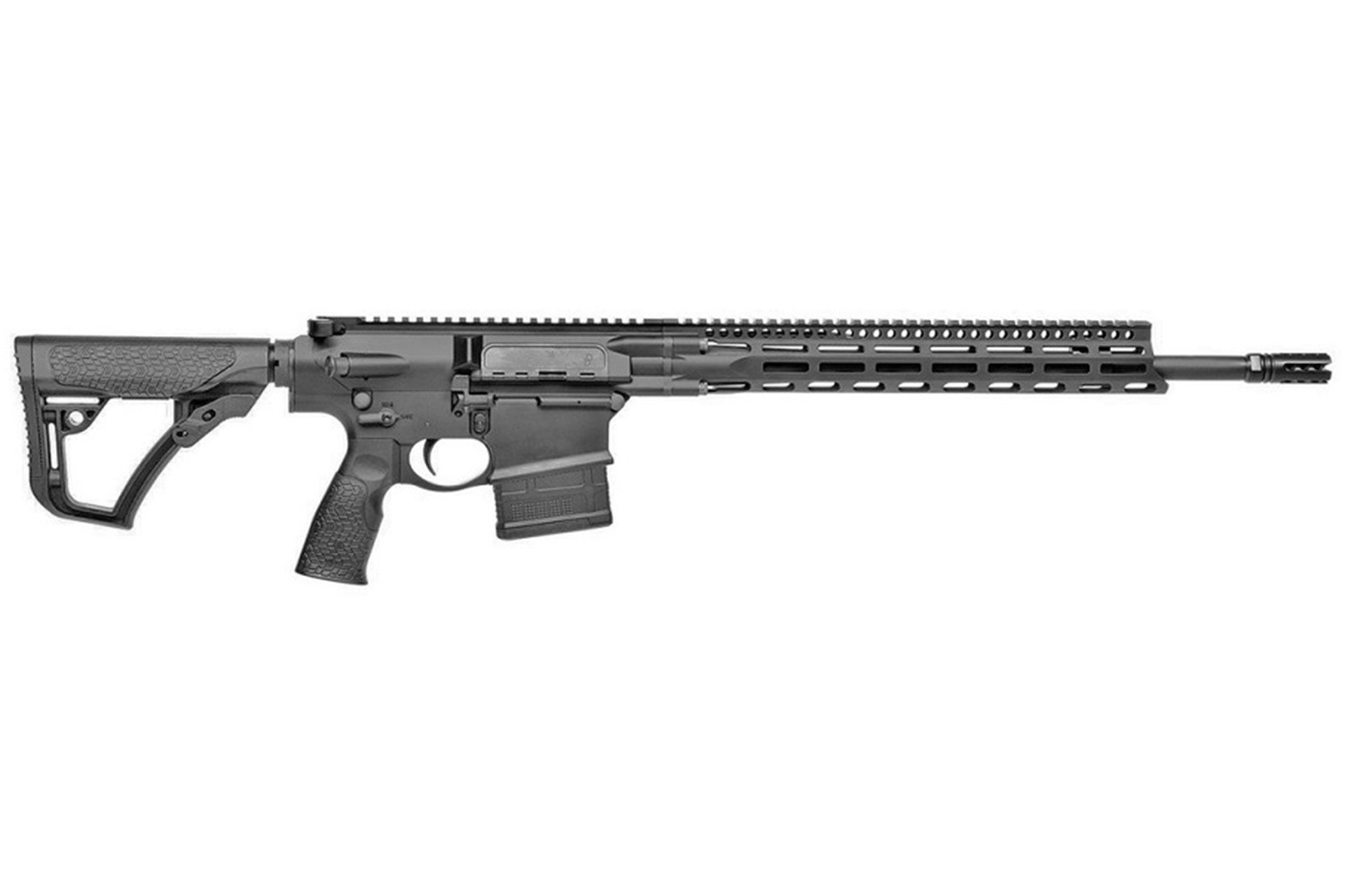 Daniel Defense DD5 V4-CC Semi-auto 18" 762 NATO/ 308 WIN, 1:11" Twist, Black, DD Stock, MLOK Rail, 10Rd, 33.3 Tactical CalCatch Installed