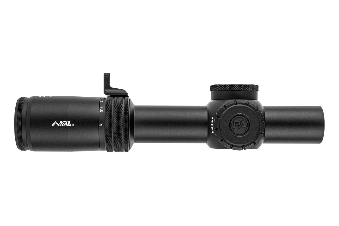 Primary Arms Primary Arms Compact PLx-1-8x24mm FFP Rifle Scope - Illuminated ACSS Raptor M8 Yard 5.56 / .308 Reticle