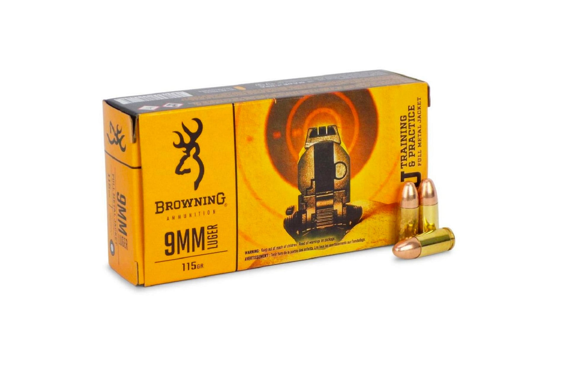 browning 9mm Luger FMJ – 1000rd