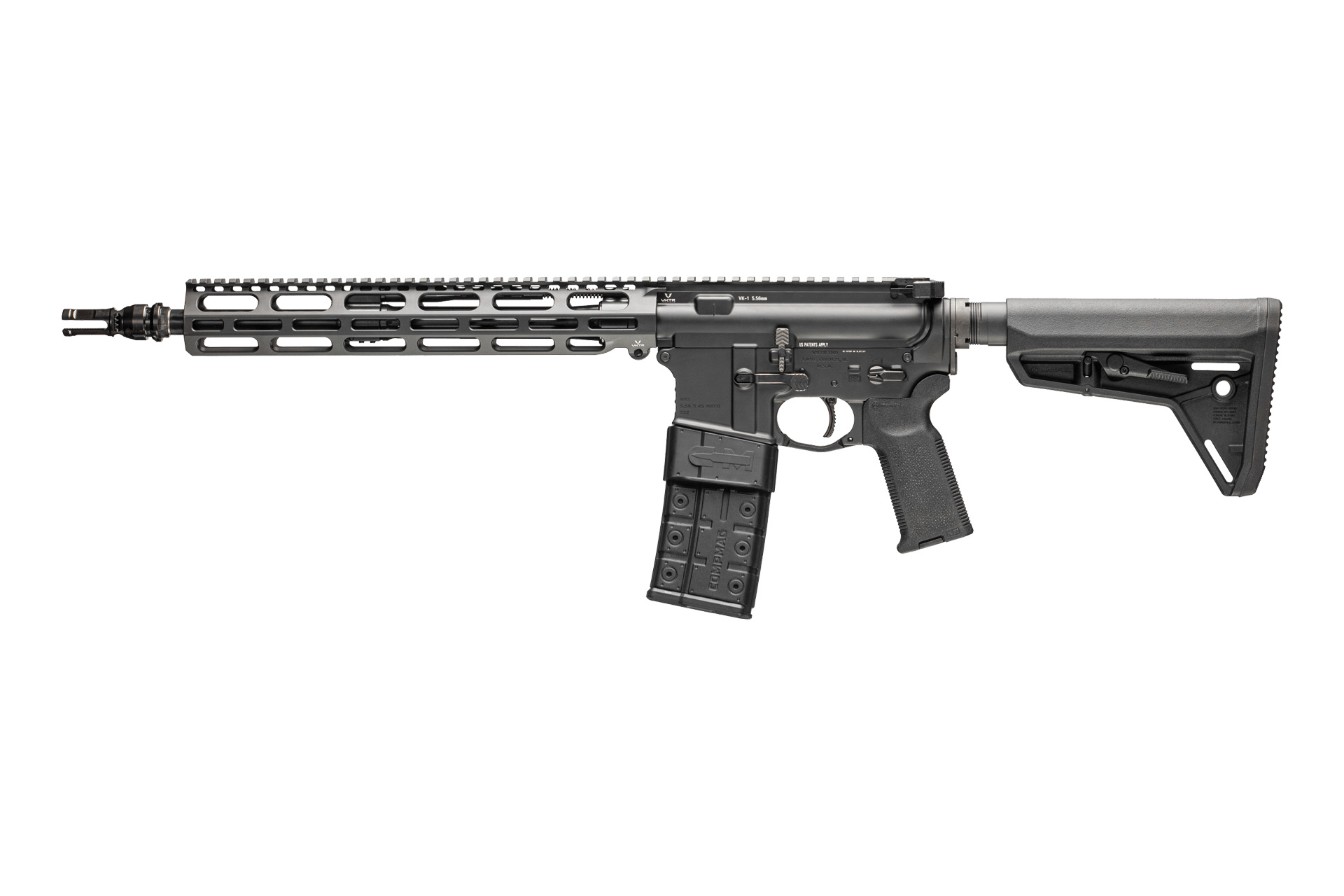 VKTR Industries VK-1 Piston AR-15 5.56 NATO CA Compliant Rifle Rifle - 13.7" P&amp;W w/ SOLGW NOX
