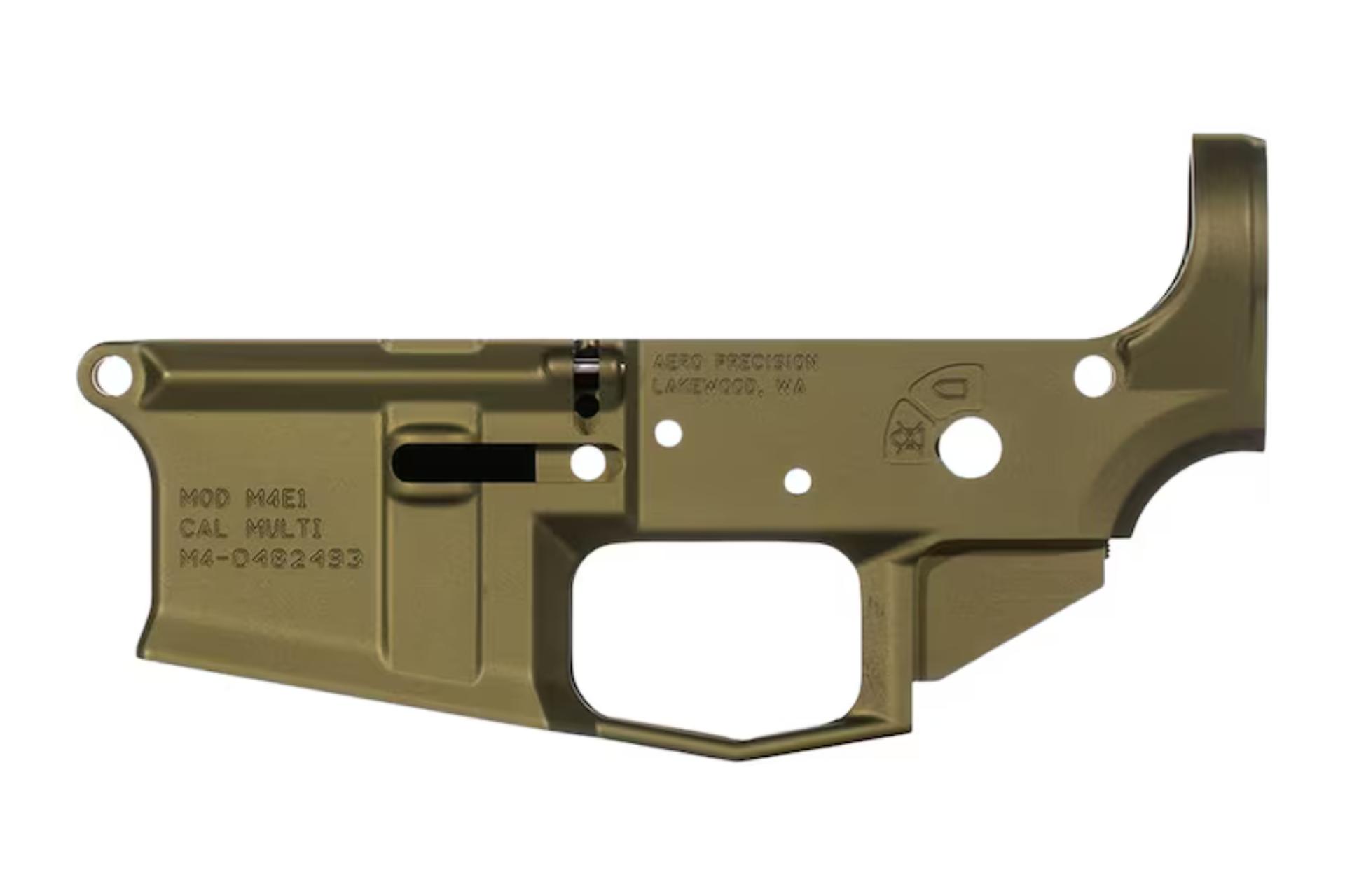 Aero Precision M4E1 Stripped Lower Receiver - ODG Anodized (Blem)