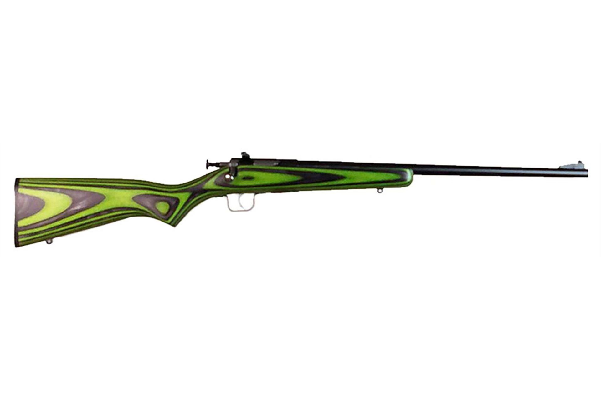 Crickett KSA2231 Crickett 22 LR Caliber with 1rd Capacity, 16.12" - Blue & Black/Green
