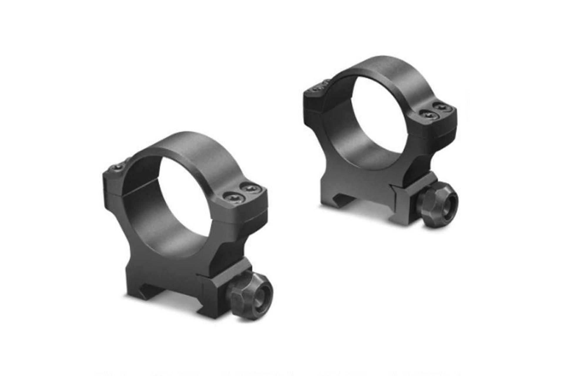Leupold BackCountry 30mm High 2-Piece Cross-Slot Ring - Matte Black
