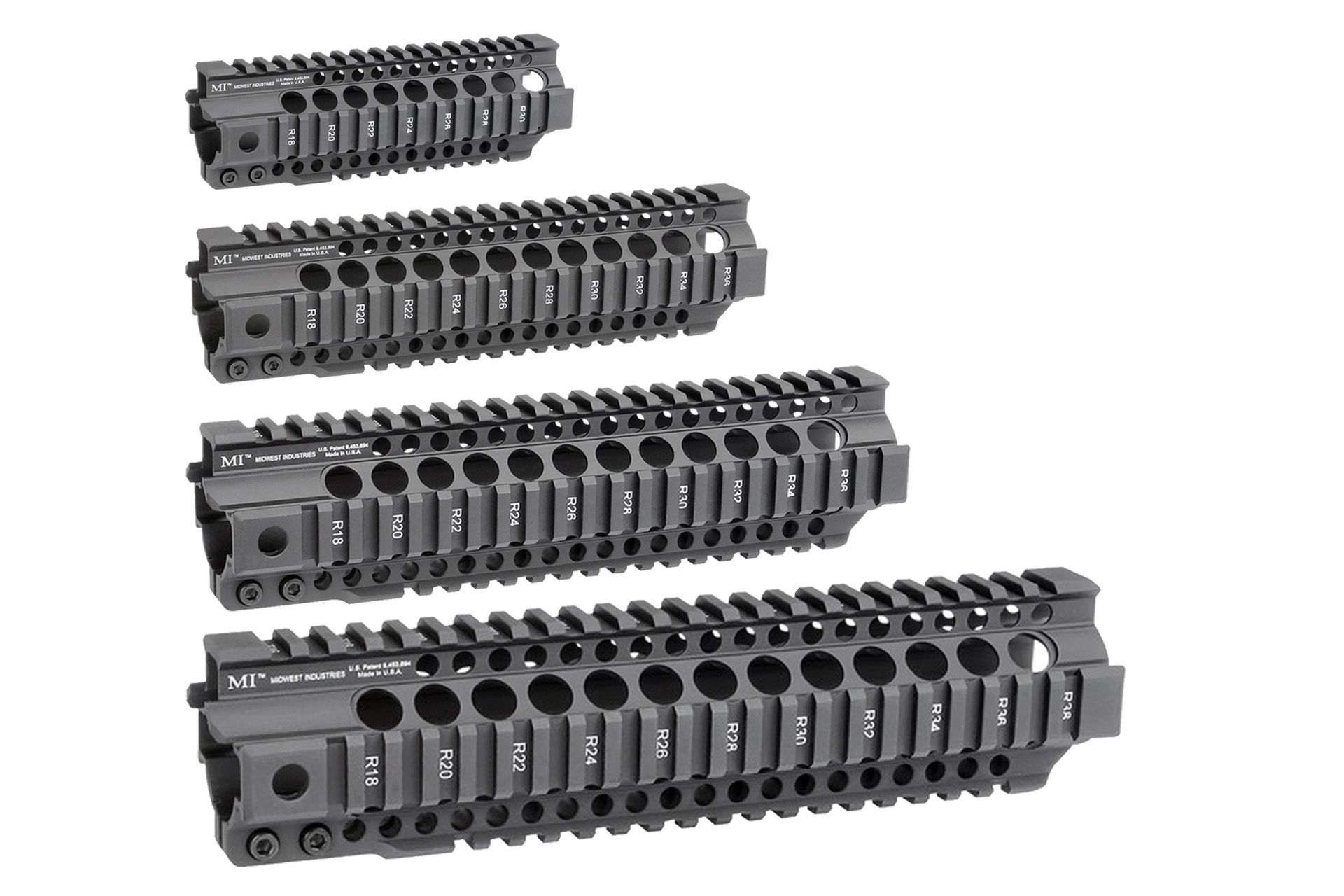 Midwest Industries AR-15 CRT Series Quad Rail Handguard