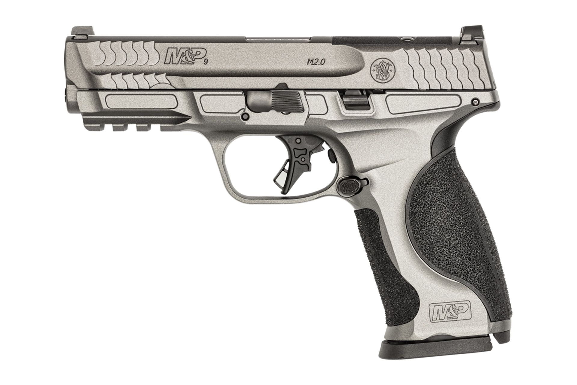 Smith & Wesson M&P9 M2.0 METAL 9MM 4.25" - Gray, 4.25" Barrel, 17+1 Rounds