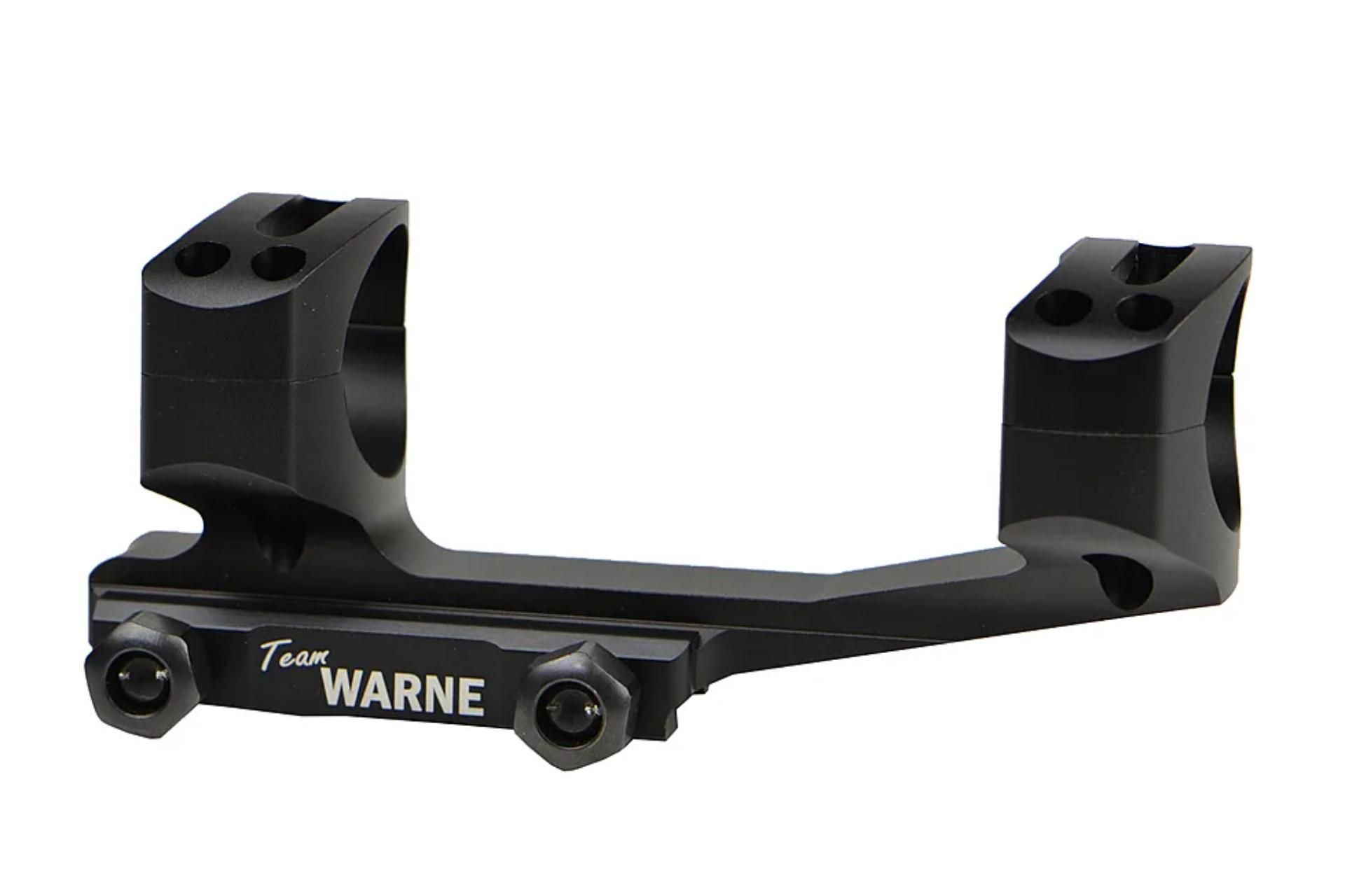 Warne Extended Skeletonized MSR Mount - Matte Black, Gen 2, AR-15, 1"