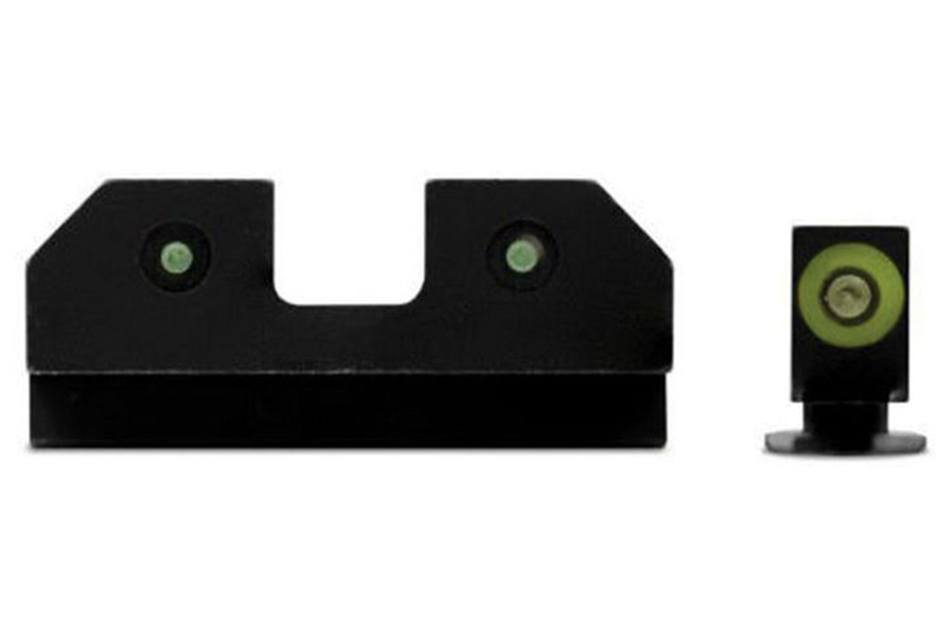 XS GL-R013P-6G R3D Night Sights Green - Glock 45/10